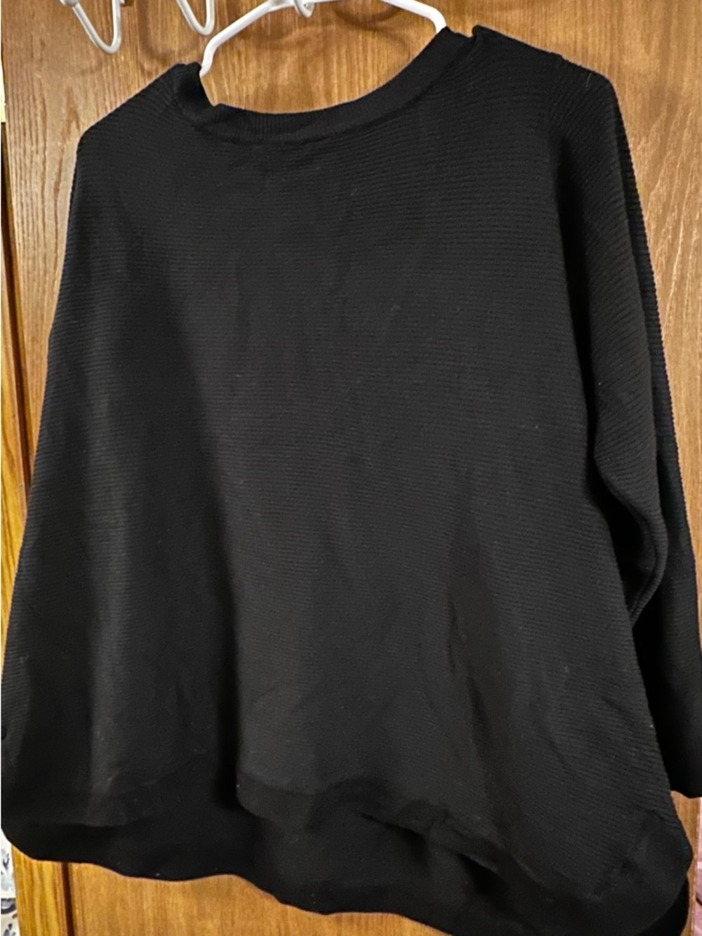 Classic Black Long Sleeve Pullover Sweater